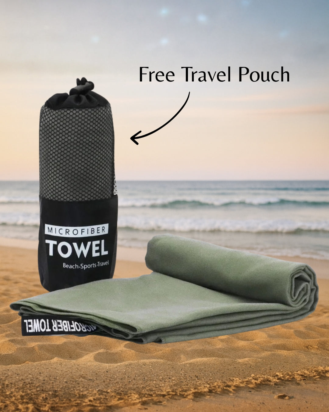 Belle | Women’s Microfiber Travel Towel with Quick-Dry