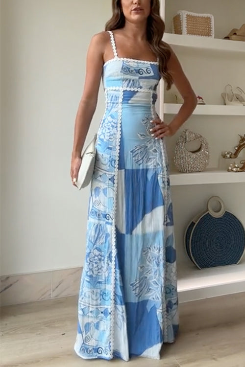 CASSANDRA | Women’s Bow-Back Maxi Dress with Open Back