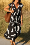 Valérie | Fluid Dress with V-Neck