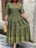 Sylpha | Women’s Ethnic Print Dress with Flowing Silhouette