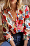 Poppy | Women's Floral Print Long Sleeve Button-Up Shirt
