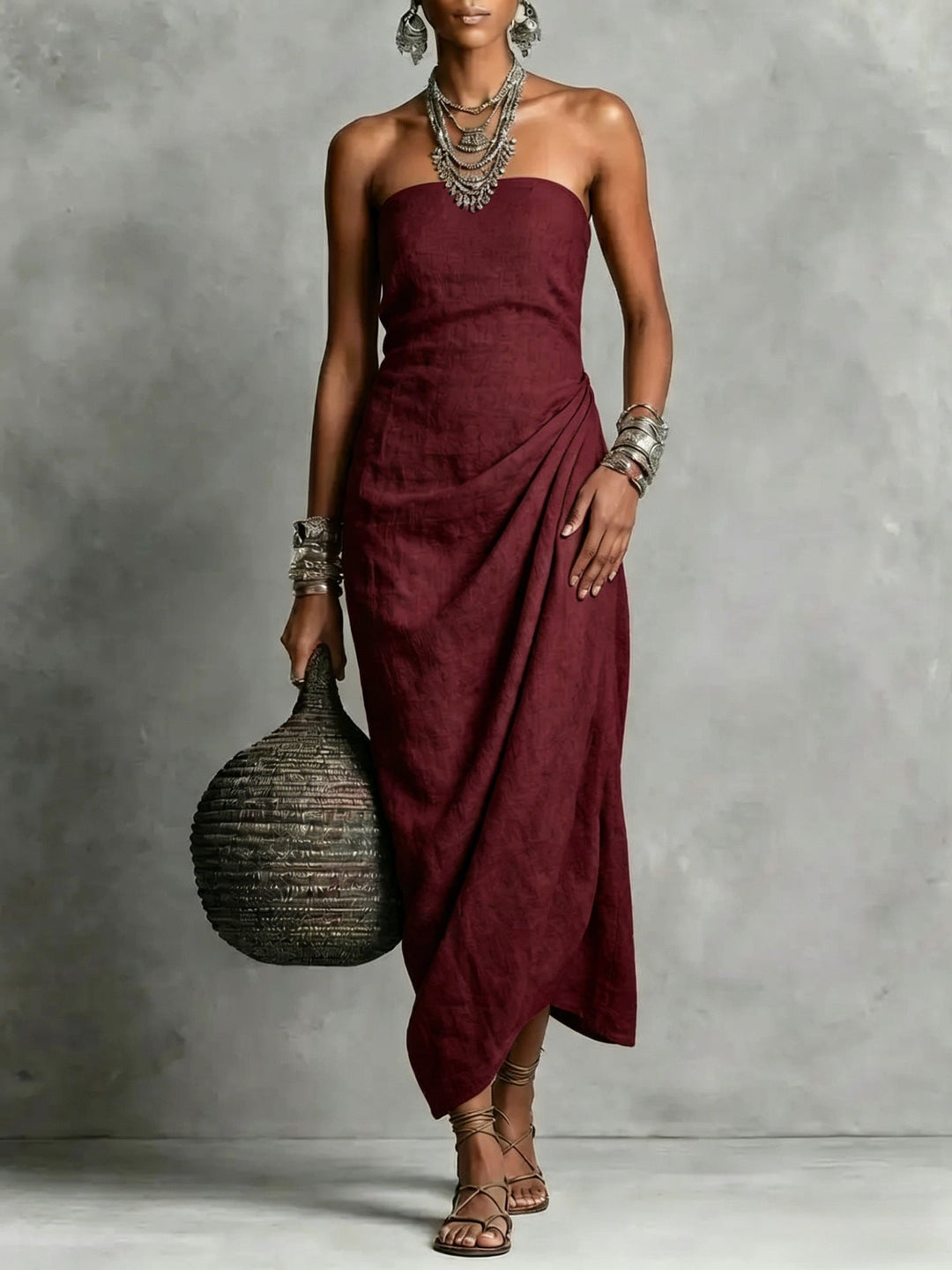 Matilda Robertson | Strapless Summer Dress For Women