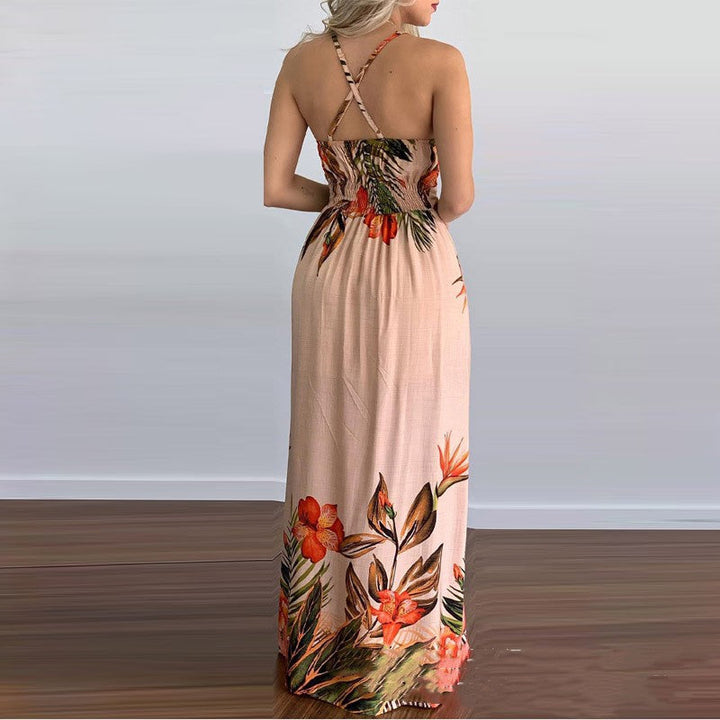 Georgia Blackwood | Floral Halter Races Dress For Women