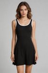 Lauren Beckett | Ribbed Summer Mini Dress For Women