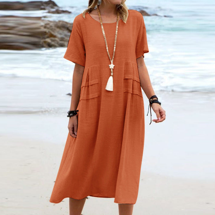 Georgia Blackwood | Relaxed Linen Summer Dress For Women