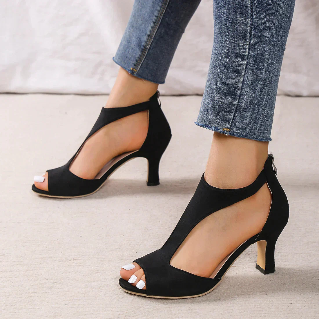 Ava | Women’s Orthopaedic Sandals with Heel