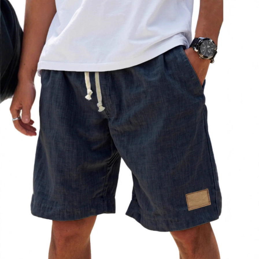 Noah Kirkland | Linen Blend Relaxed Shorts For Men