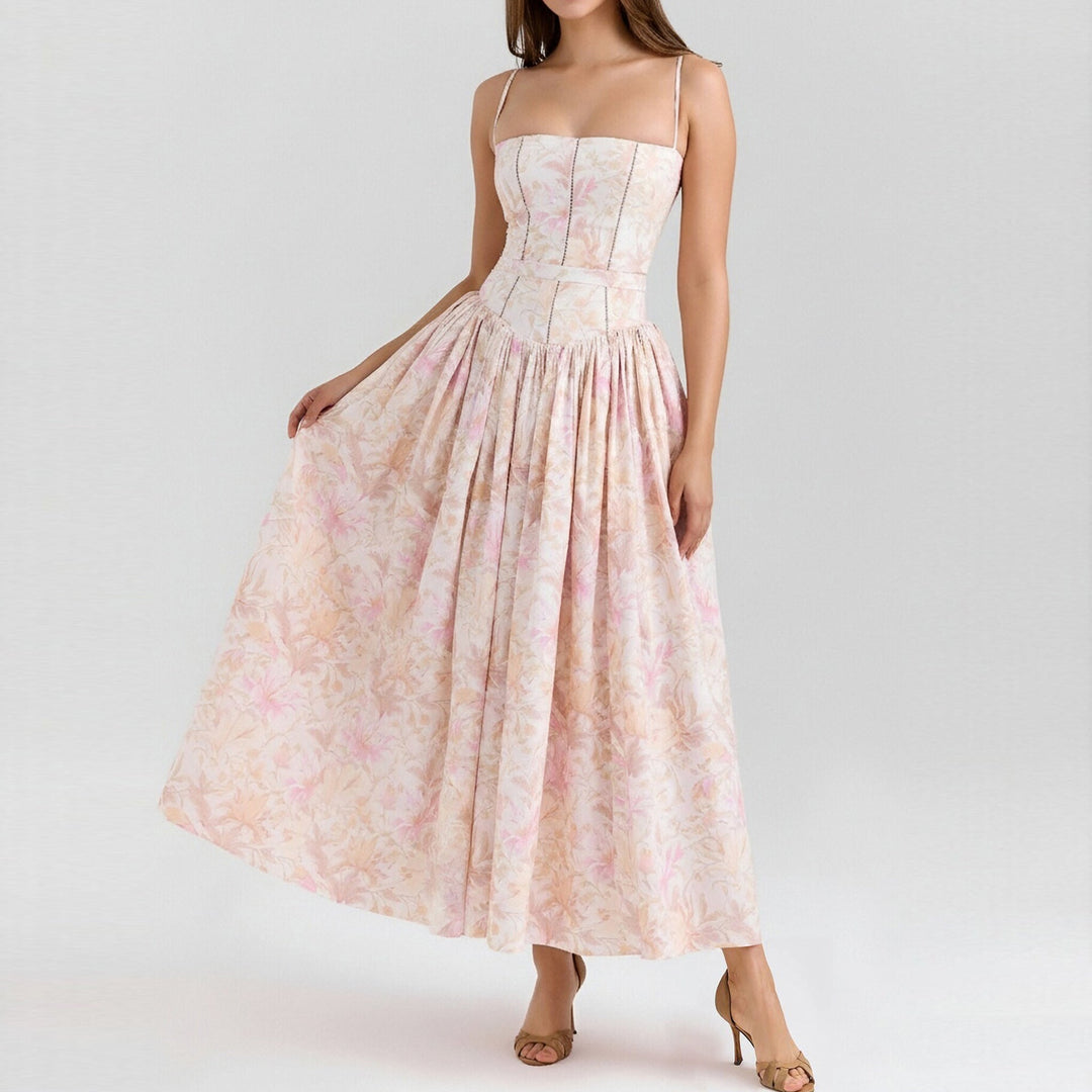 Phoebe Hughes | Floral Print Maxi Dress For Women