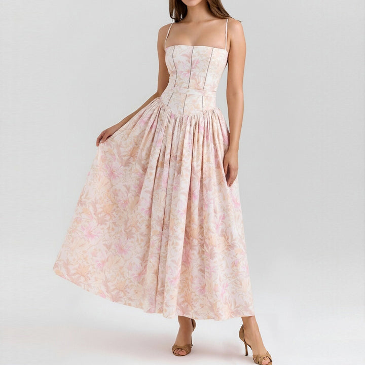 Phoebe Hughes | Floral Print Maxi Dress For Women