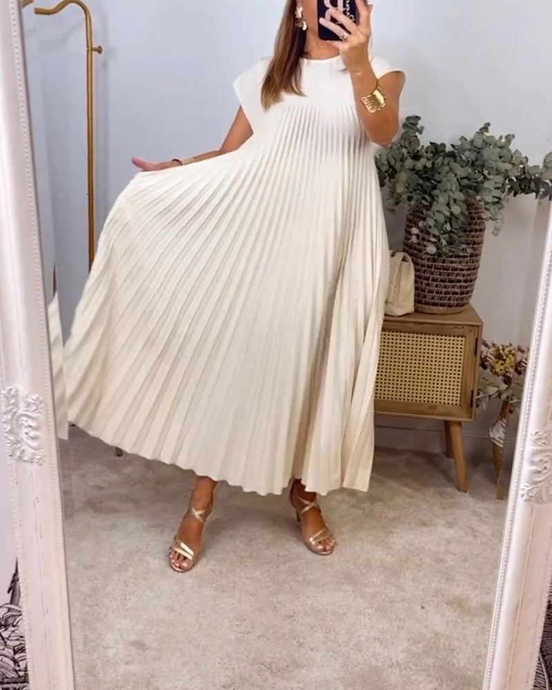Gwendoline | Women’s Pleated Maxi Dress with Flowing Silhouette