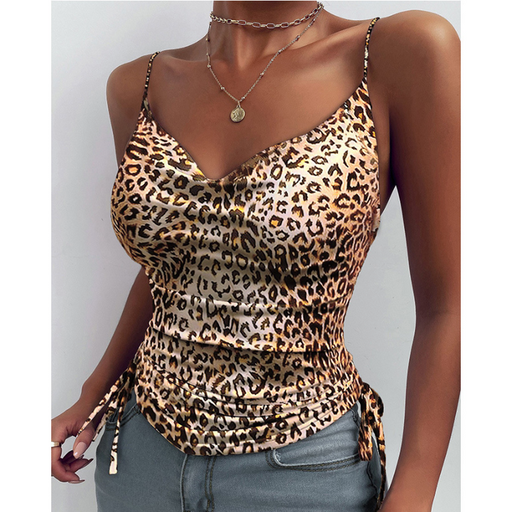 Jade Martin | Ruched V-Neck Camisole Top For Women