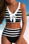 Regina™ | Striped High-Waisted Bikini