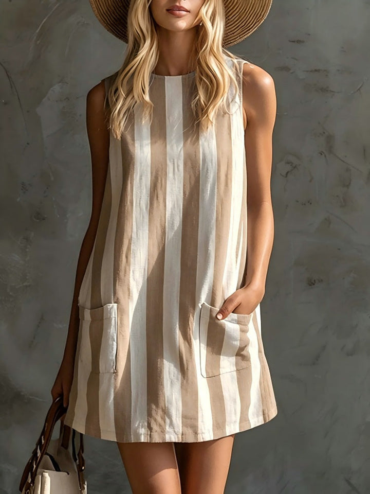 Chloe Anderson | Striped Summer Dress For Women