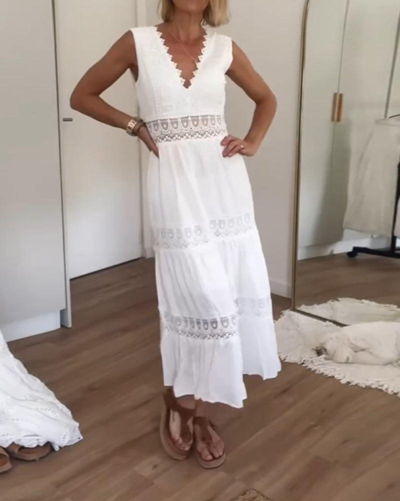 Jolene | Women’s Boho Robe Dress with Tie Waist