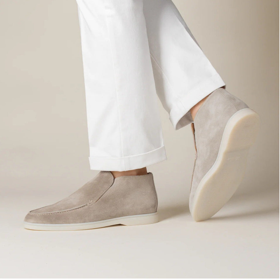 Kieran Sheffield | Suede Slip-On Loafer Boots For Men
