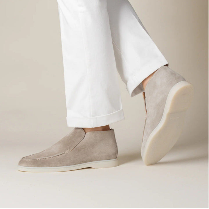 Kieran Sheffield | Suede Slip-On Loafer Boots For Men