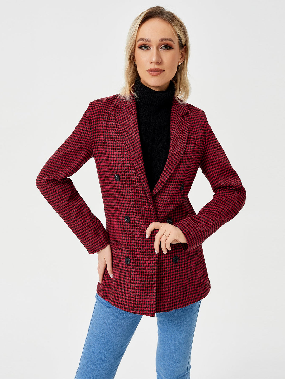 Clementine Ashford | Houndstooth Work Jacket For Women