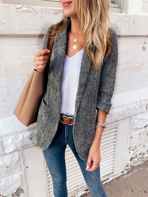 Harriet Dawson | Textured Knit Blazer For Women