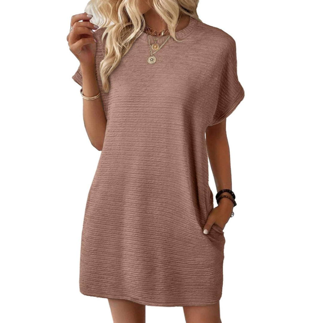 Tara | Women’s Oversized T-Shirt Dress with Pockets