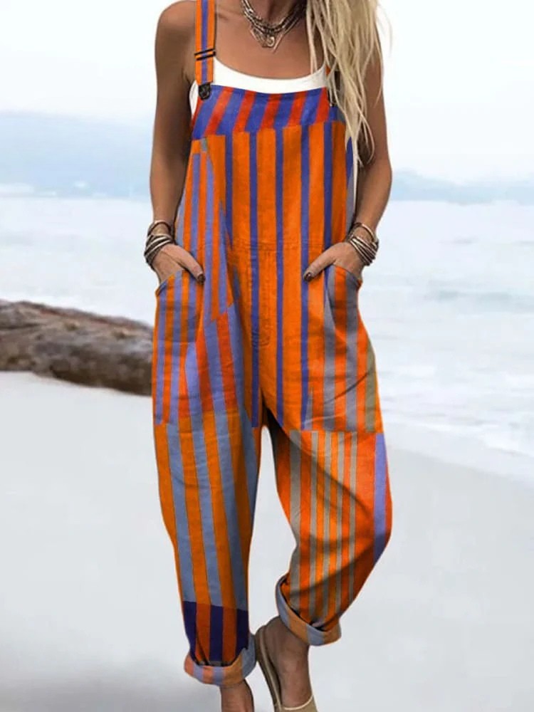 Ponny | Women’s Sunset Stride Jumpsuit with Radiant Silhouette