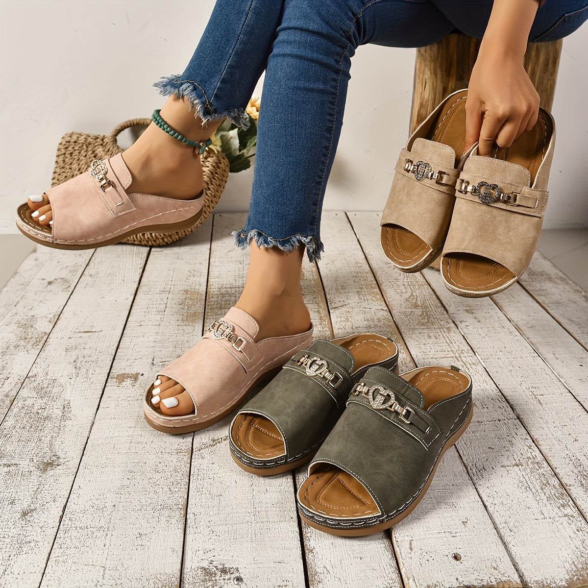 Fiorina | Women’s Romantic Charm Sandals with Secure Fit