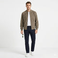 Luca Bianchi | Premium Suede-Touch Bomber Jacket For Men