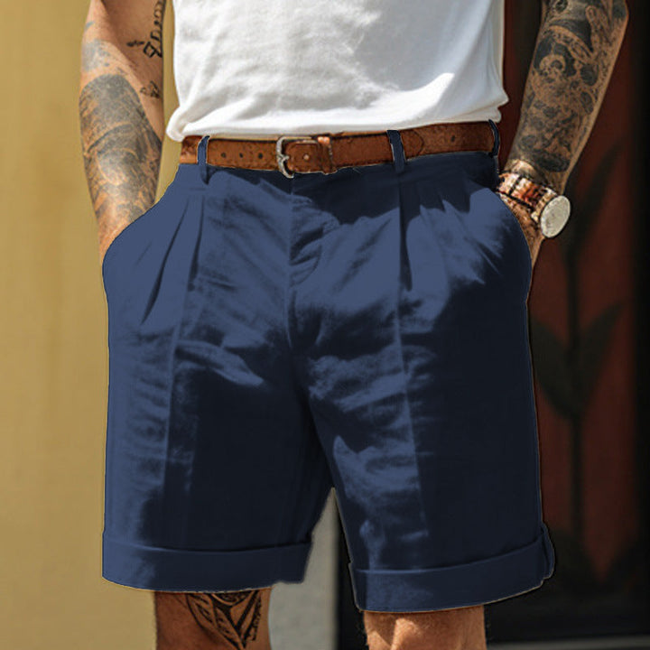 Corey Ashworth | Linen Blend Shorts For Men