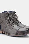 Patrick Delaney | Leather High-Top Boots For Men