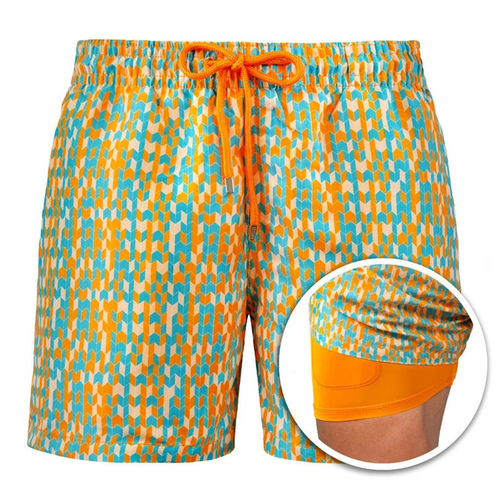 Cole Ferguson | Sports Print Swim Shorts For Men