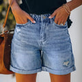 Adele | Women’s High Waist Shorts with Tailored Silhouette