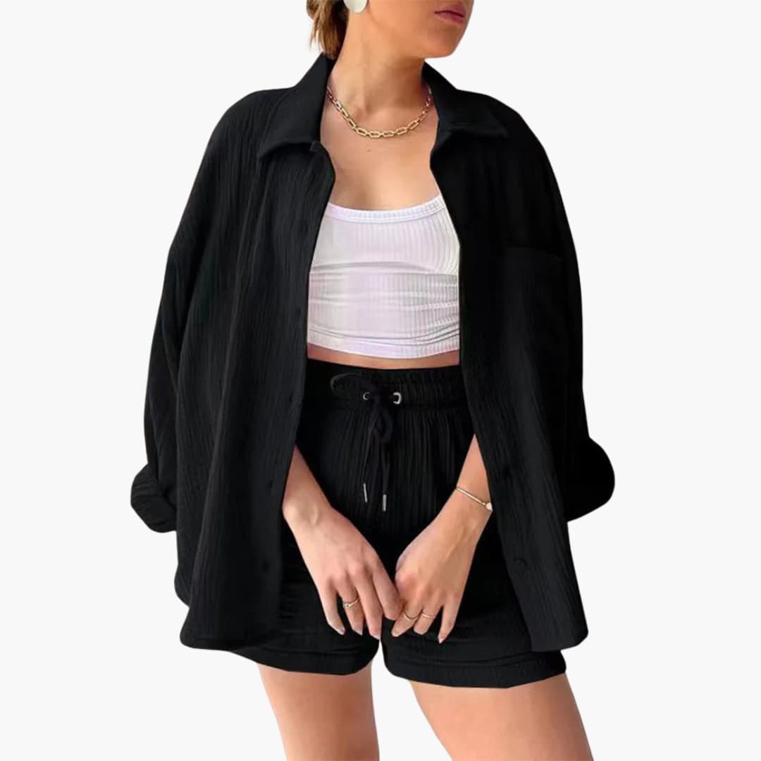 Rosalie | Women’s Casual Two Piece Set with Shorts