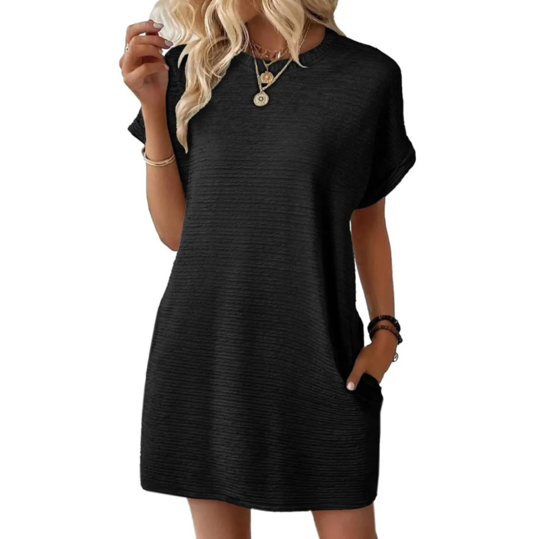 Tara | Women’s Oversized T-Shirt Dress with Pockets