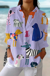 Florence™ | Playful Dogs Blouse