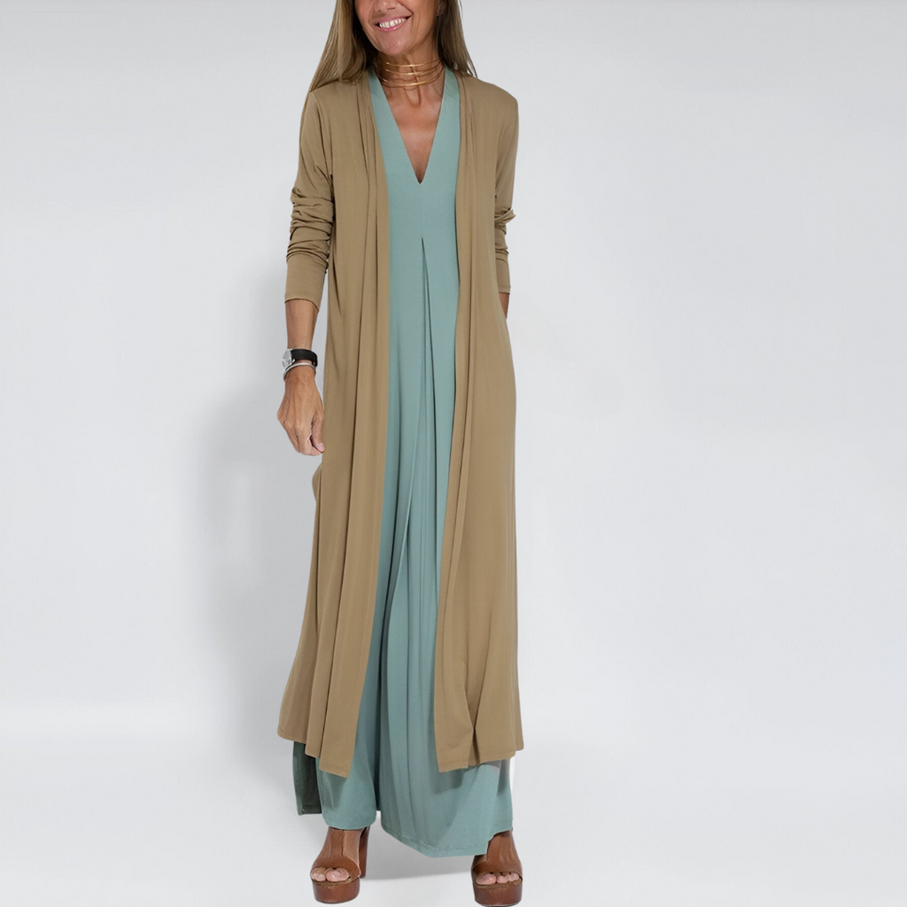 Leanne  | Women’s Elegant Summer Dress with Free Cardigan