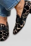 Savane | Women’s Leopard Print Loafers with Cushioned Insole