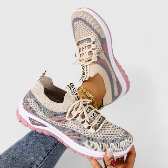 Koda | Women’s Mesh Chunky Trainers with Breathable Upper
