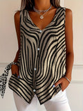 Gina | Women’s Timeless Pattern Blouse with Soft Drape