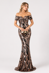 Adelaide Fitzgerald | Sequined Formal Dress For Women