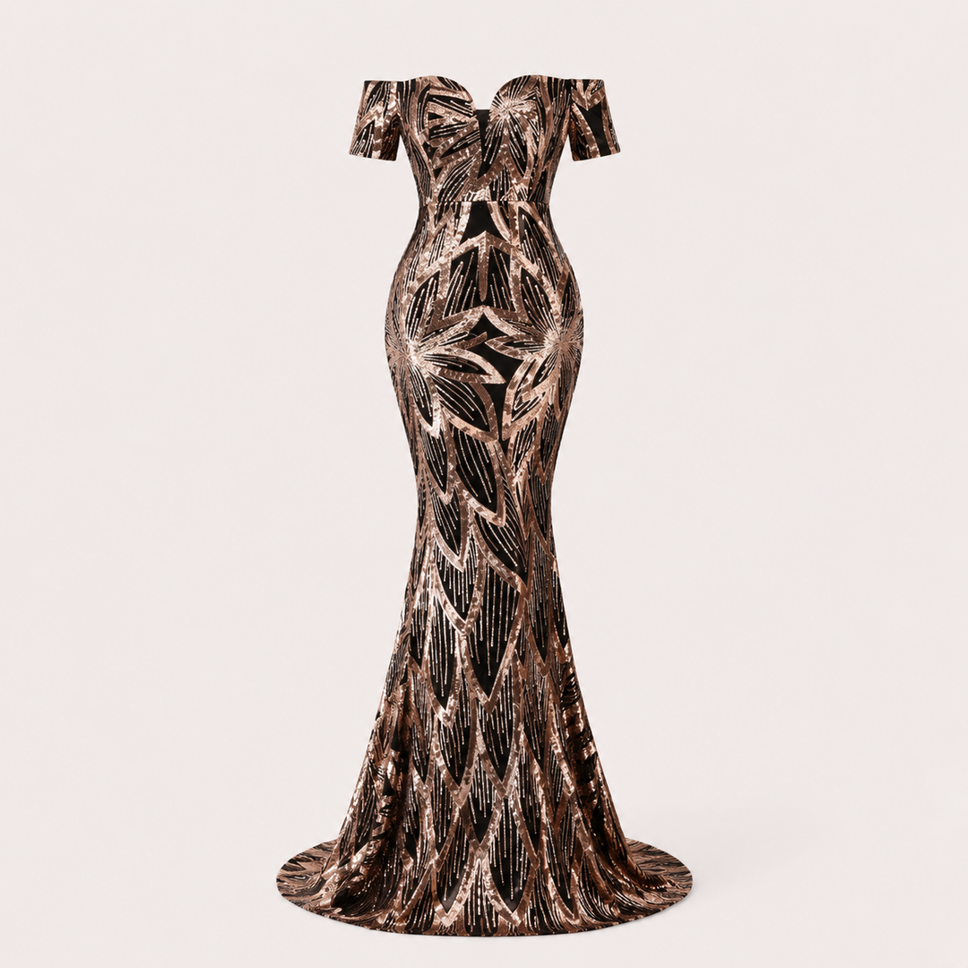 Adelaide Fitzgerald | Sequined Formal Dress For Women