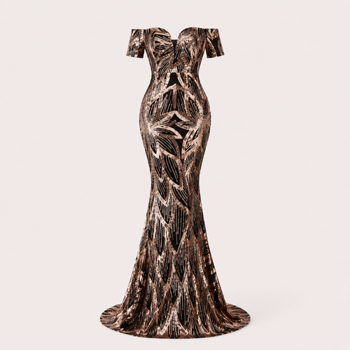 Adelaide Fitzgerald | Sequined Formal Dress For Women
