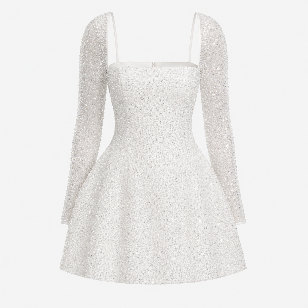Arabella Kensington | Sparkling Long Sleeve Mini Dress For Women