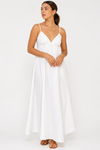 Ava Thornbury | Backless White Maxi Dress For Women