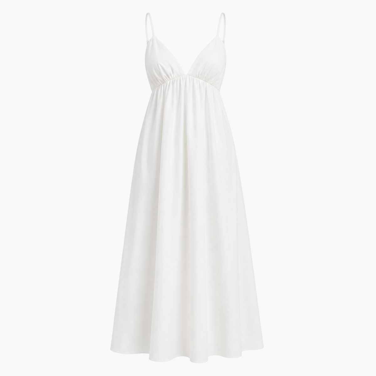 Ava Thornbury | Backless White Maxi Dress For Women