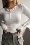 Slim Fit Long Sleeve Top