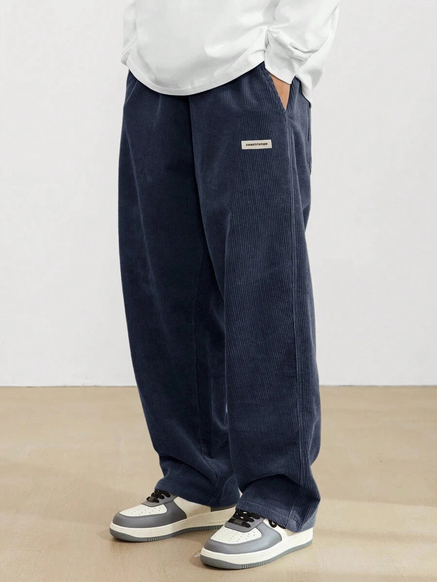 Andrew Chapman | Corduroy Wide Leg Trousers For Men