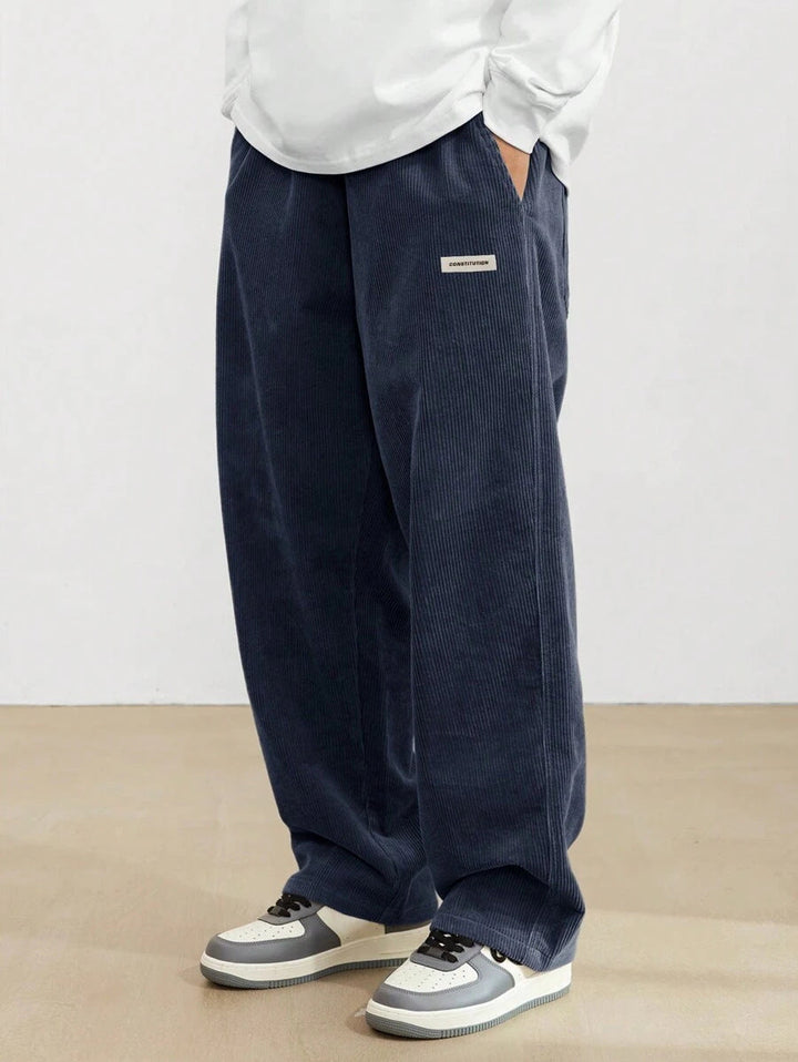 Andrew Chapman | Corduroy Wide Leg Trousers For Men