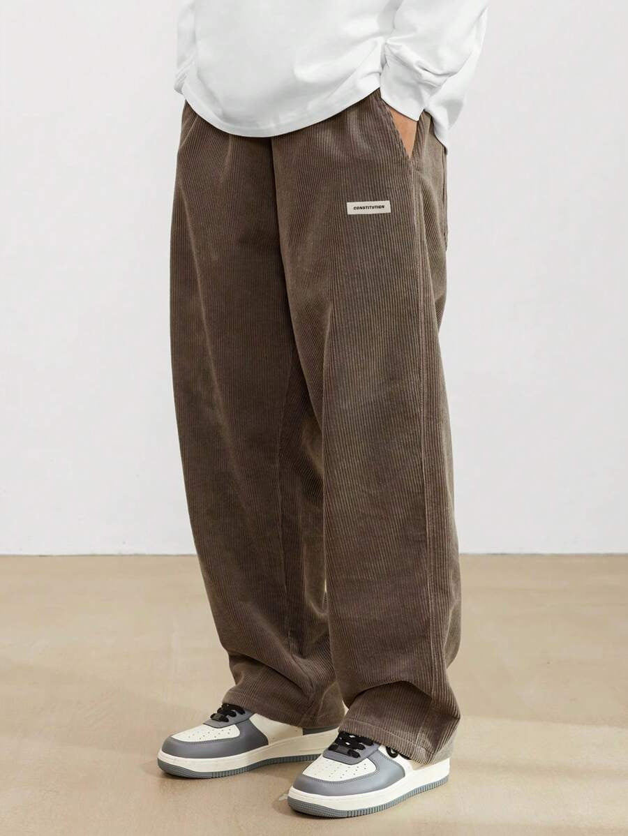 Andrew Chapman | Corduroy Wide Leg Trousers For Men