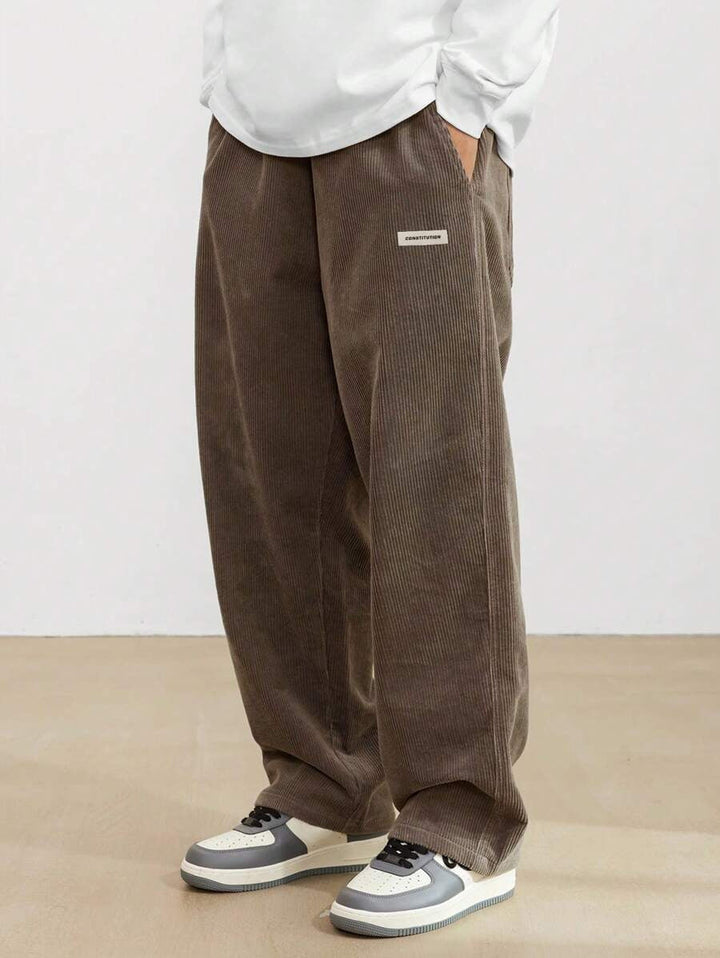 Andrew Chapman | Corduroy Wide Leg Trousers For Men
