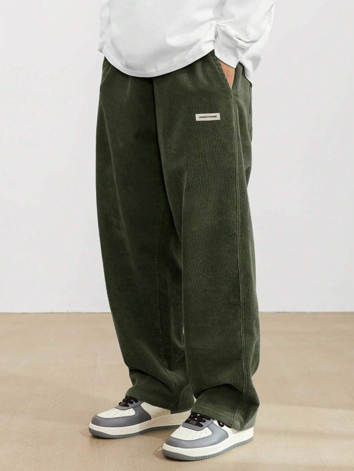 Andrew Chapman | Corduroy Wide Leg Trousers For Men