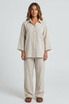 Charlotte Reid | Linen Two-Piece Set For Women